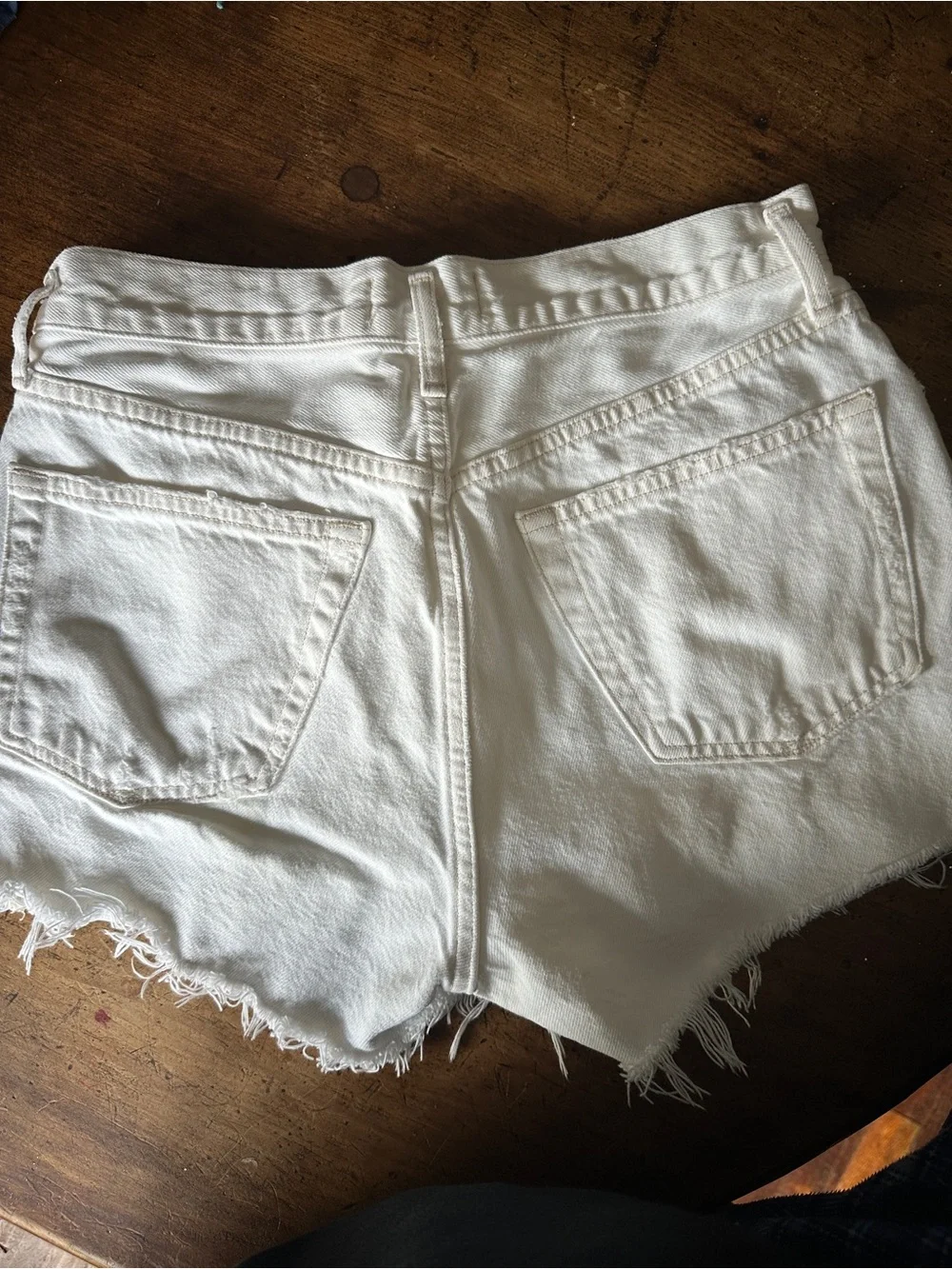 White Agolde Aritzia Denim Shorts - Picture 6 of 7